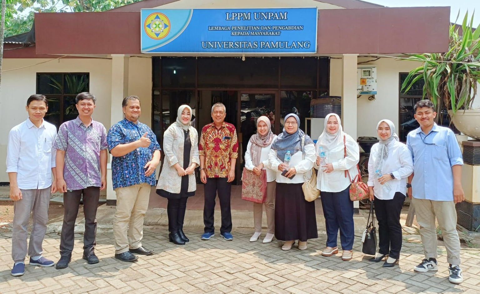 Kunjungan LPPM - Kerjasama dengan Unit Penelitian dan Pengabdian kepada Masyarakat Politeknik PGRI Banten dan Universitas Pamulang