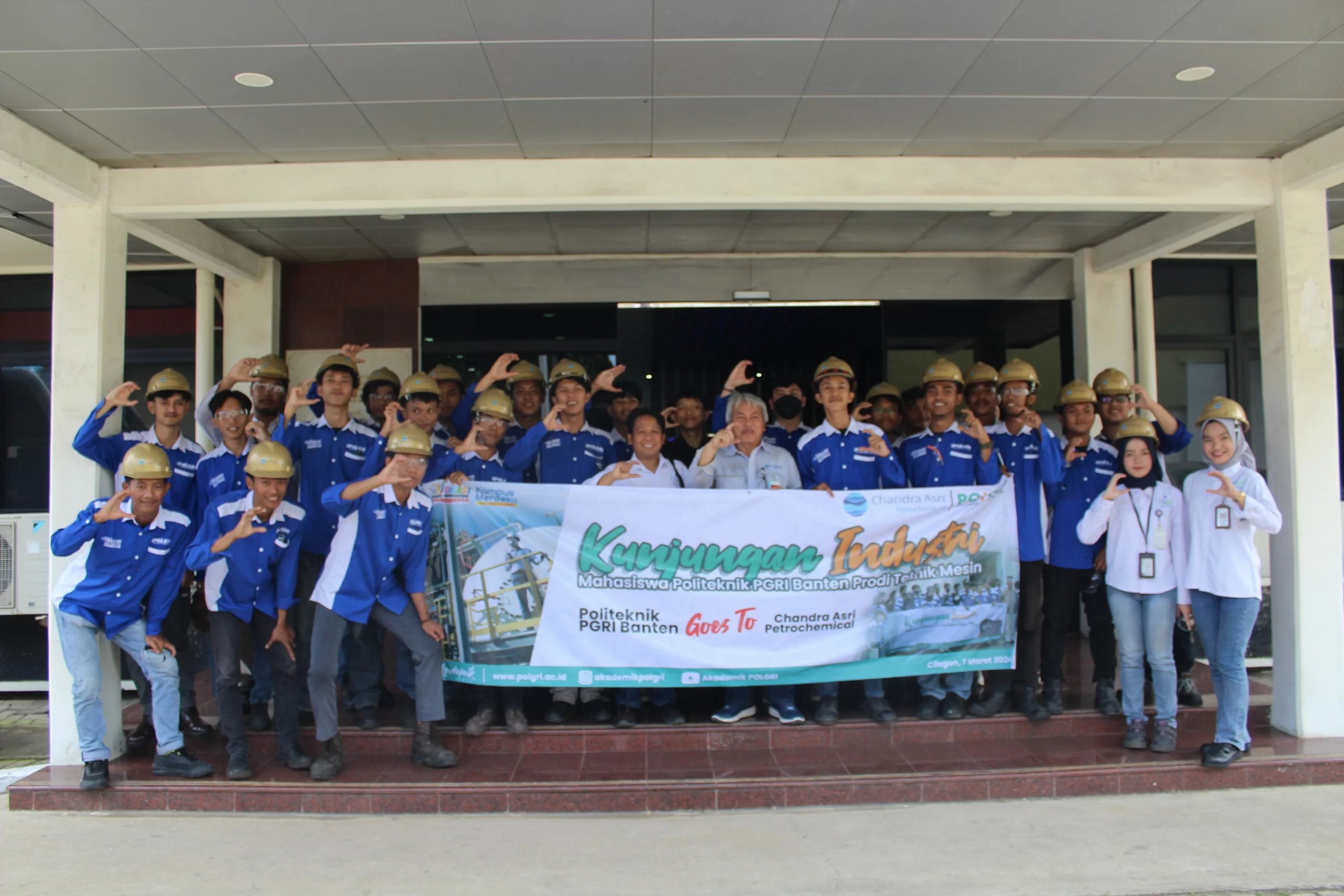 Kunjungan Industri Mahasiswa POLGRI Teknik Mesin ke PT Chandra Asri Petrochemical